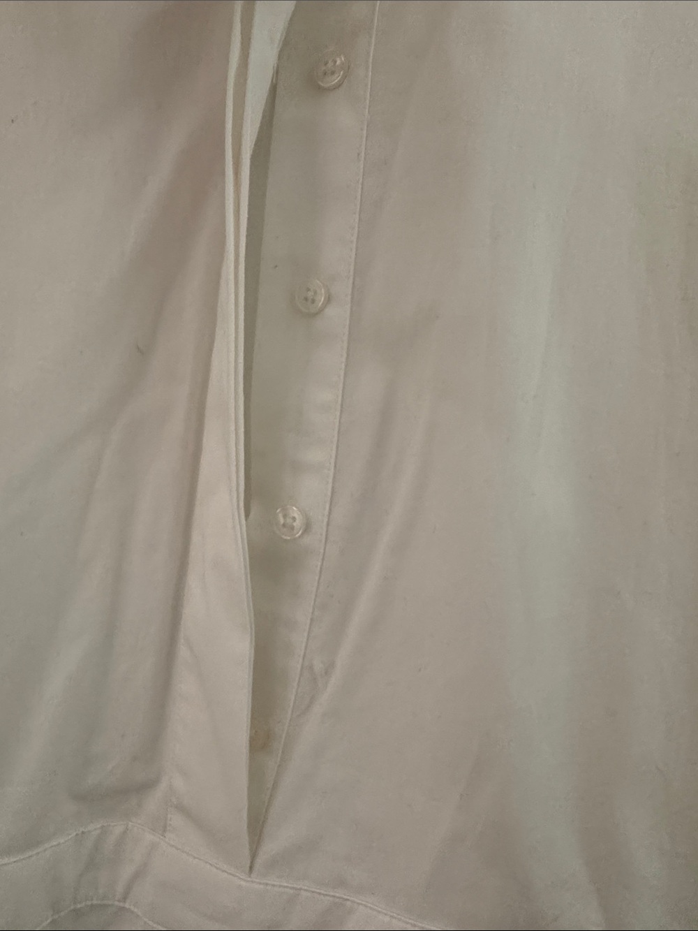 Bershka Classic White Collared Shirt NWOT - Picture 3 of 5